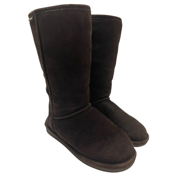 Women’s Size 7 Chocolate Brown Bearpaw Boots Preowned - Picture 1 of 8